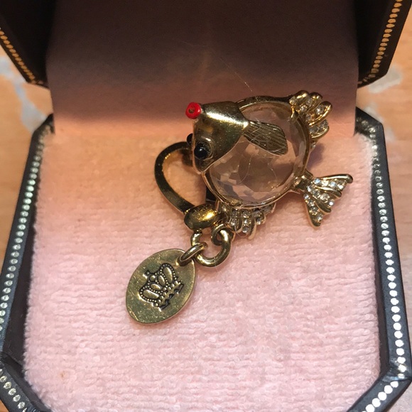 Juicy Couture charm Ltd edition clear gem fish - Picture 4 of 7